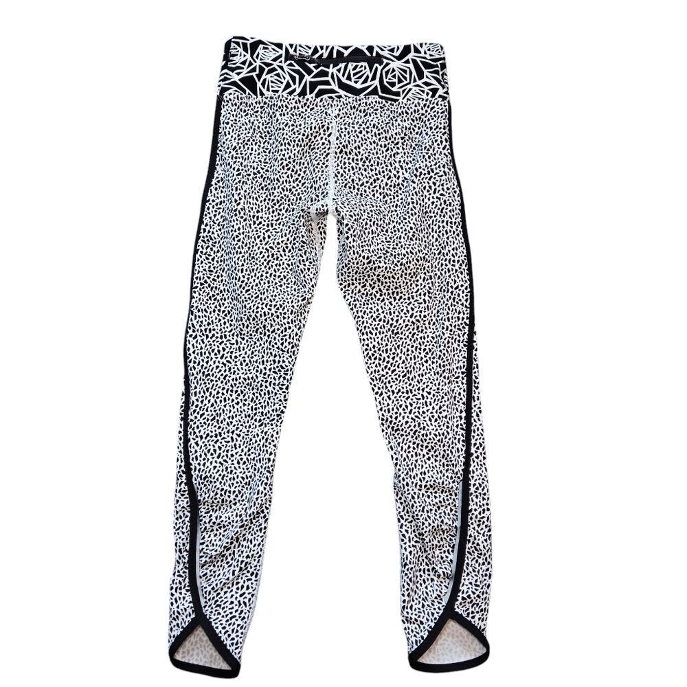 Lululemon Real Quick Tight - Miss Mosaic White / Posey - Picture 5 of 11